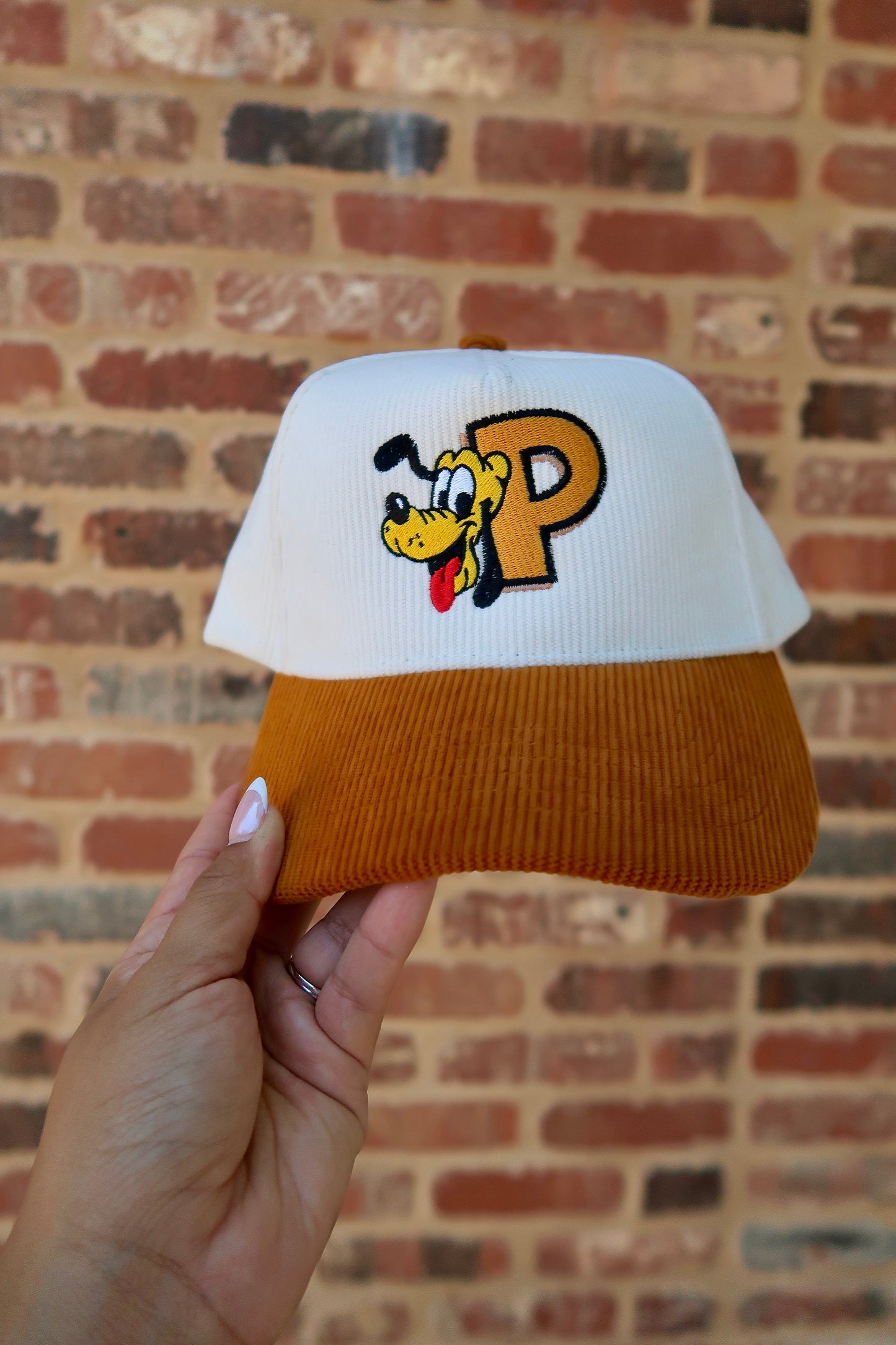 Golden Dog Corduroy Hat