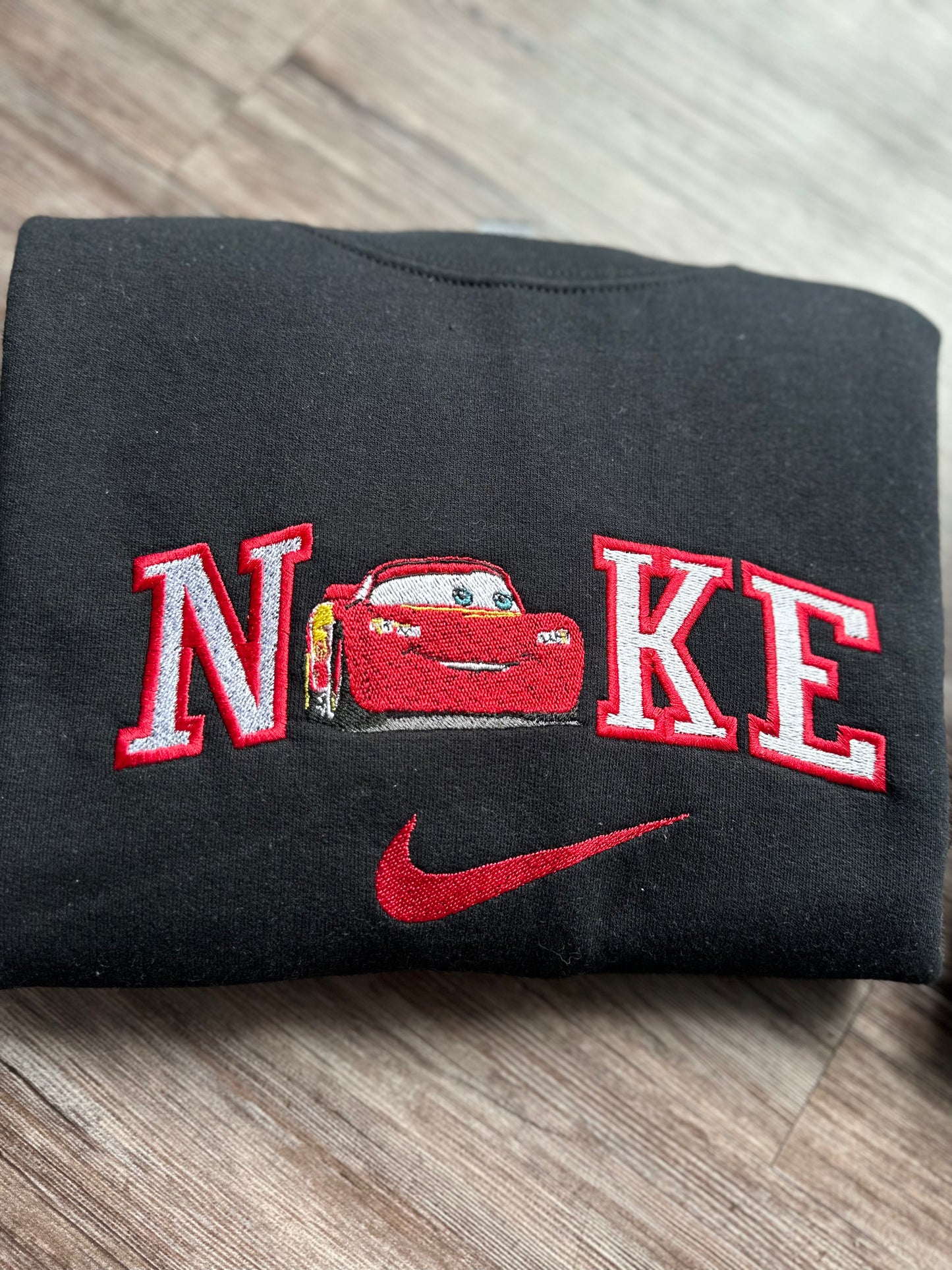 Red Race Car Crewneck