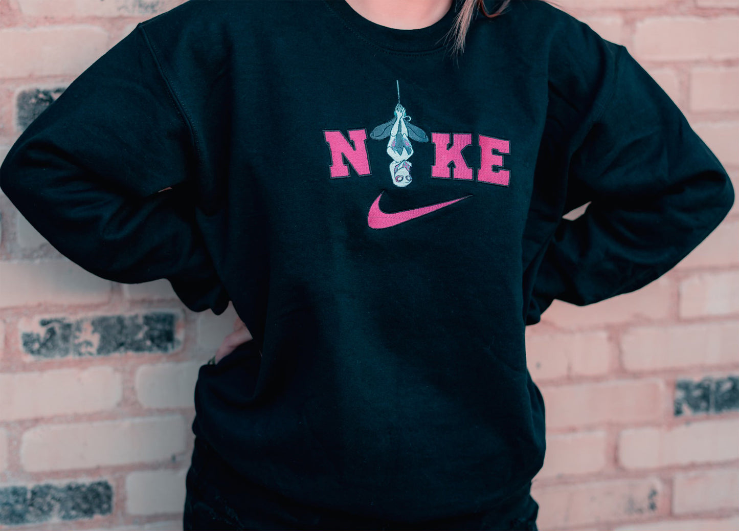 Trendy Girl Spider Superhero Crewneck