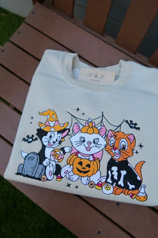 Halloween Cats Crewneck