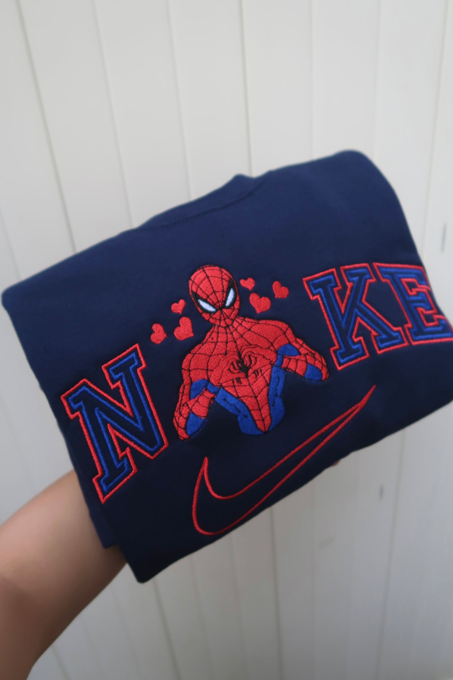Web-Head Hearts Sweater