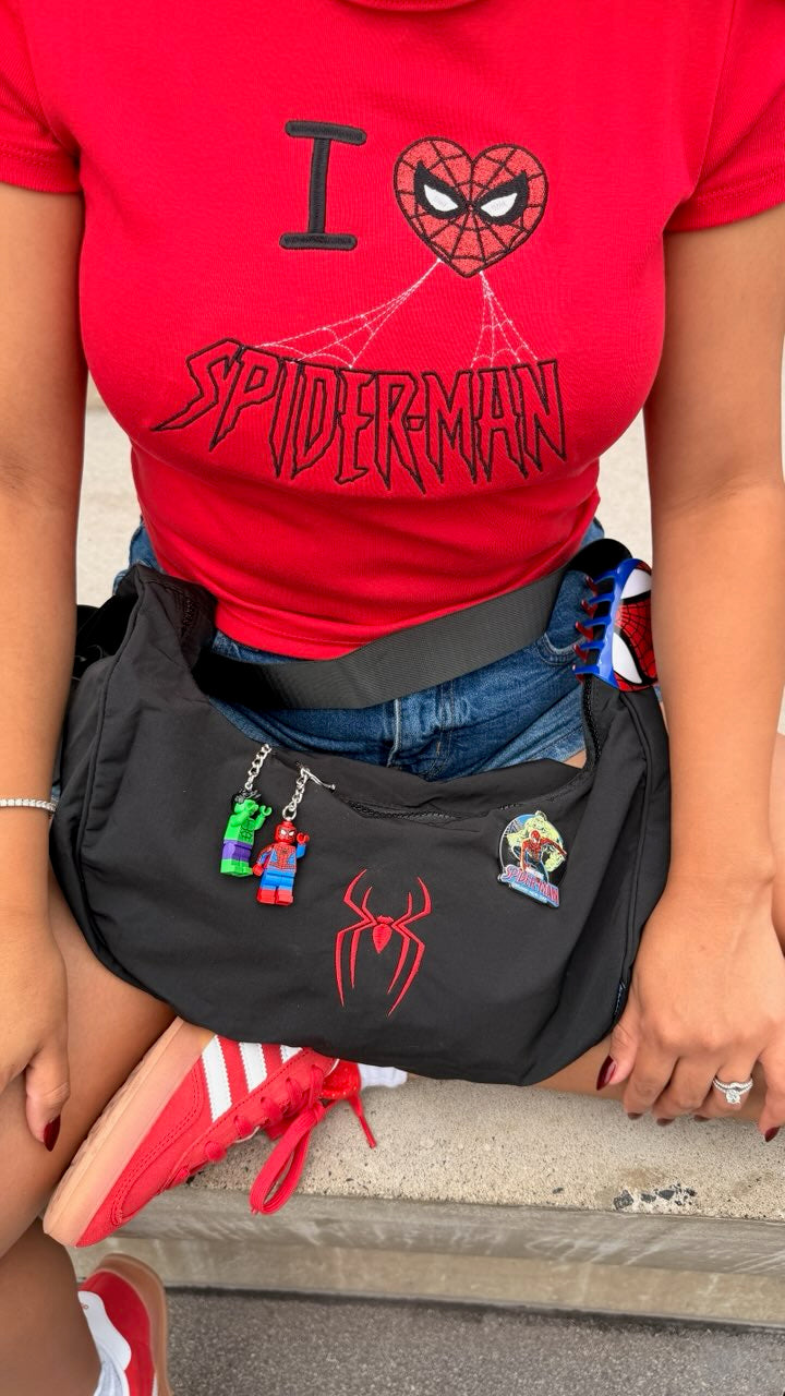 Spider Logo Bag (CHARMS AND PIN NOT INCLUDED)
