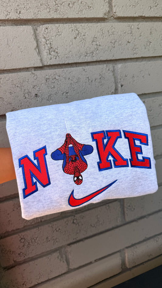 Hanging Spider Superhero Sweater