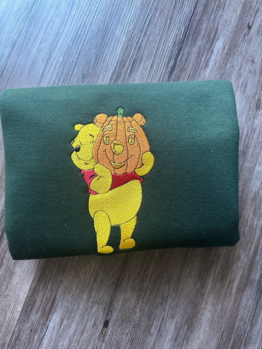 Pumpkin Patch Bear Crewneck