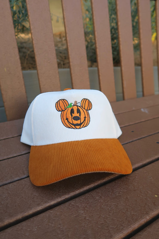 Pumpkin Mouse Corduroy Hat