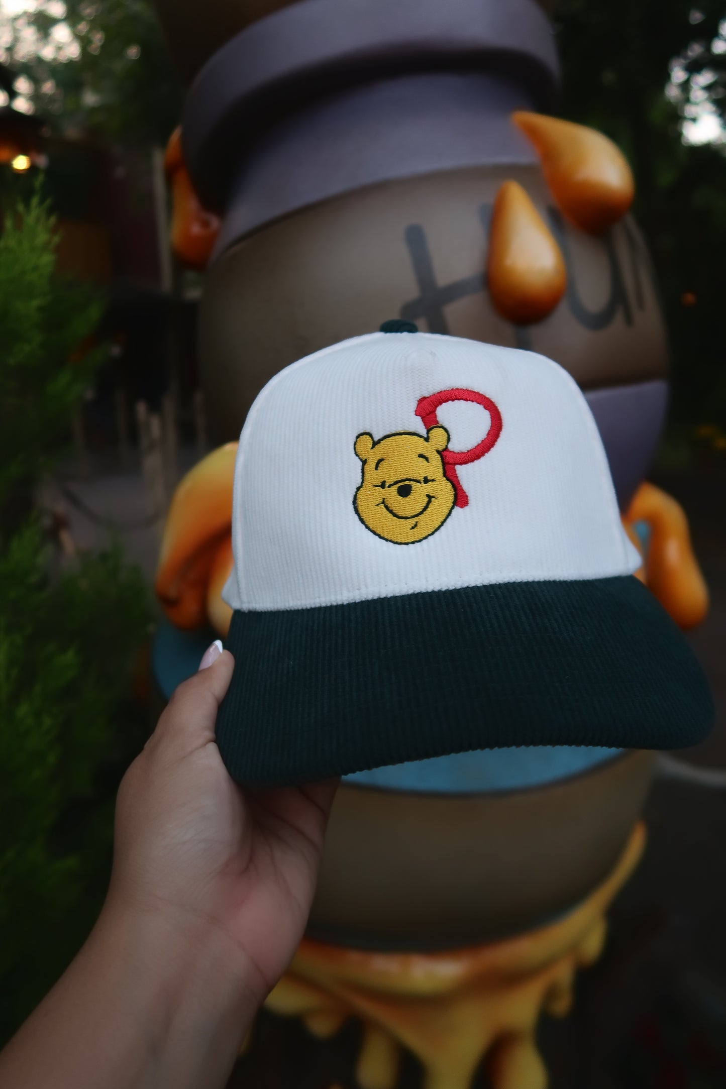 Honey Bear Corduroy Hat
